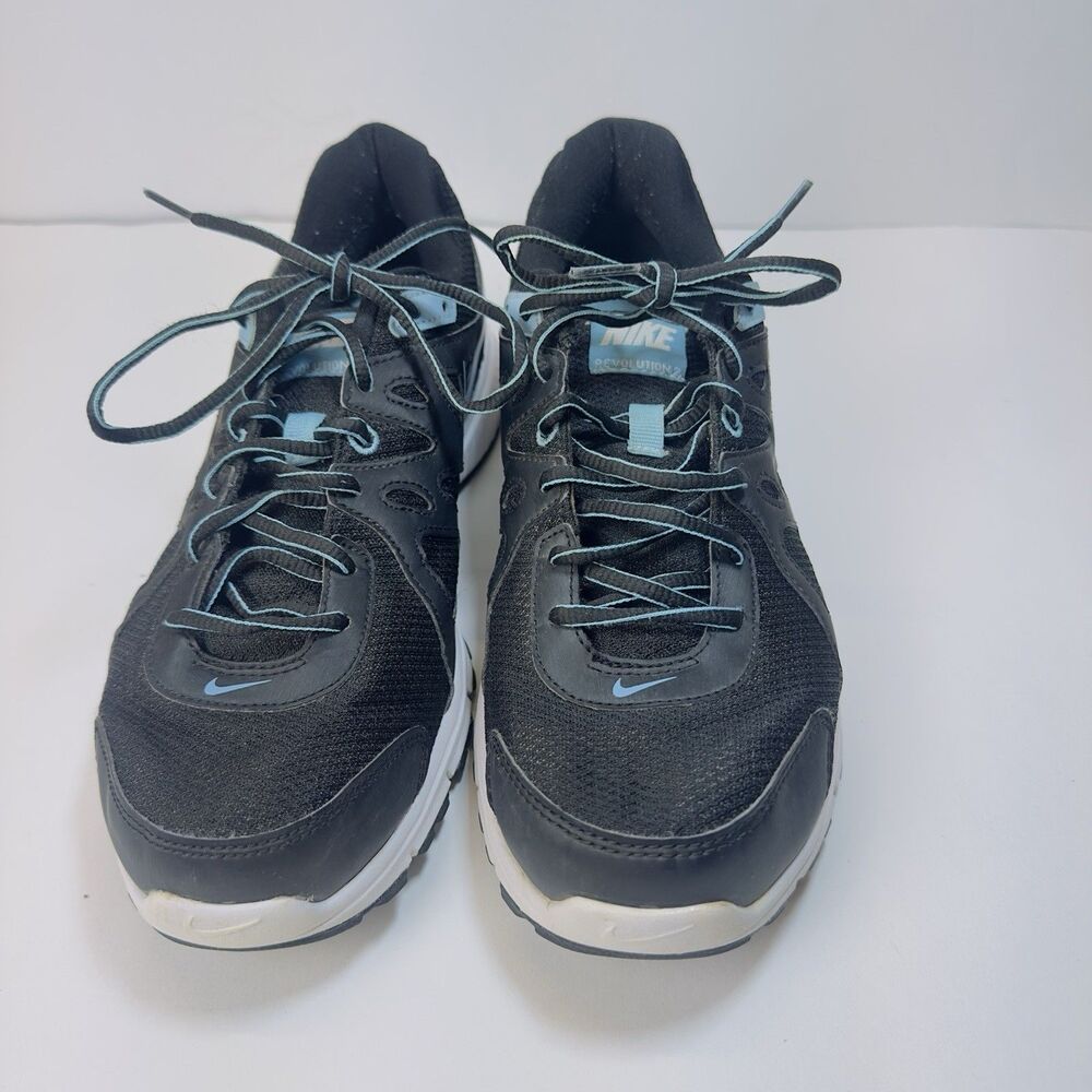 Nike Womens Revolution 2 554954-049 Black Running Shoes Sneakers Size 10
